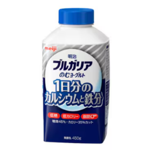 明治ブルガリアのむヨーグルト 1日分のカルシウムと鉄分 450g